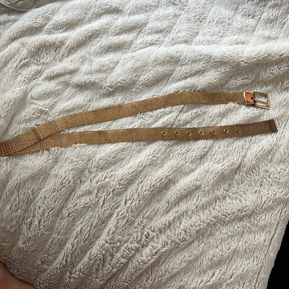 Gold belt from princess polly